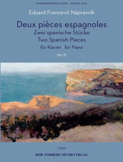 Cover Eduard Francevic Nápravník, Deux pičces espagnoles op. 51 Klavier Buch