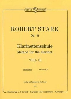 Klarinettenschule op.51 Teil 3 Band 1 Cover Klarinettenschule op.51 Teil 3 Band 1