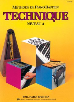 Cover Méthode de piano Bastien - technique niveau 4 pour piano (frz)