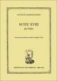 Silvius Leopold Weiss, Suite Xviii Per Liuto Lute Partitur