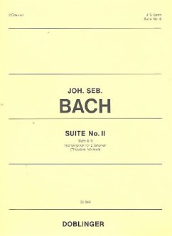 Cover Suite Nr.2 BWV819 Transkription für 2 Gitarren
