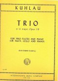Trio g Major op.119 for 2 flutes and piano Rampal, Jean Pierre, ed Trio g Major op.119 for 2 flutes and piano Rampal, Jean Pierre, ed