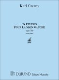 K. Czerny 24 Etudes Pour La Main Gauche Opus 718 - Pour Piano