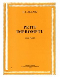 ALLAIN Edmée J. Petit Impromptu piano Partition