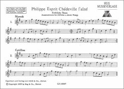 Cover Chedeville, Philippe Esprit Fröhliche Tänze Altblockflöte