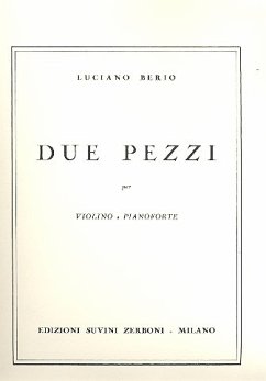Cover 2 pezzi per violino e pianoforte