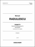 DOBL44137 Sonetti (Neufassung 2011) Recitativo a 6 - für gem Chor a cappella Partitur