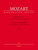 Quartett Es-dur KV493 für Klavier und Streichtrio Stimmen