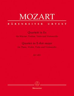 Quartett Es-dur KV493 für Klavier und Streichtrio Stimmen