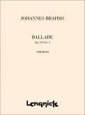 Johannes Brahms Piano Pieces Opus 118/3 Ballad in G minor Piano