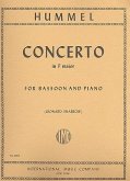 Concerto F major for bassoon and piano Concerto F major for bassoon and piano