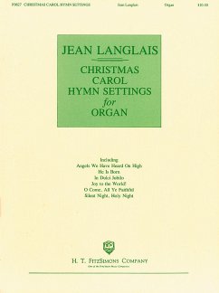 Cover Christmas Carol Hymn Settings for Organ Orgel Buch