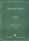 Počme op.10 für Violoncello und Klavier Počme op.10 für Violoncello und Klavier