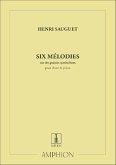 6 Mélodies sur des poésies symbolistes pour chant et piano partition