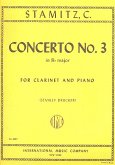 Concerto Bb major no.3 for clarinet and piano Concerto Bb major no.3 for clarinet and piano