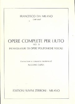 Cover Opere complete vol.2 per liuto