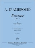 d`Ambrosio, Alfredo Berceuse opus 15 Violine und Klavier