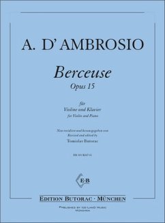 d`Ambrosio, Alfredo Berceuse opus 15 Violine und Klavier