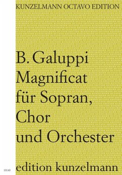 Magnificat für Sopran, Chor und Orchester Partitur