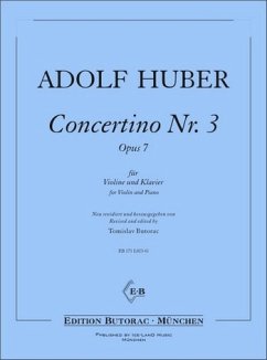 Cover Concertino Nr.3 op.7 für Violine und Klavier
