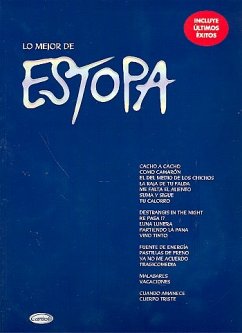 Cover Estopa: Lo mejor de songbook for piano/vocal/guitar