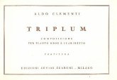 Triplum composizione per flauto, oboe e clarinetto partitura Triplum composizione per flauto, oboe e clarinetto partitura