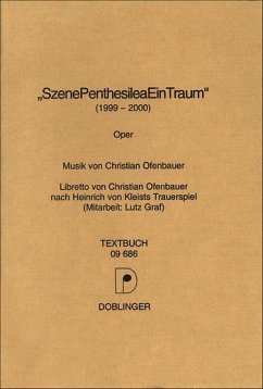 Cover SZENE PENTHESILEA EIN TRAUM LIBRETTO (DT)