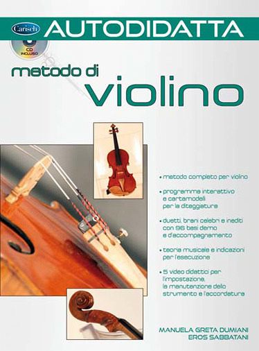 M. G. Dumiani_E. Sabbatani, Metodo di Violino Violin Buch + CD-ROM M. G. Dumiani_E. Sabbatani, Metodo di Violino Violin Buch + CD-ROM