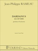 Dardanus Airs de ballet pour orchestre partition miniature