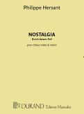 Nostalgia (Durch Adams Fall) für gem Chor und Violine Partitur (dt)