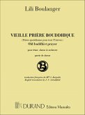 Vieille pričre bouddhique für Tenor, gem Chor und Orchester Chorpartitur (frz/en)