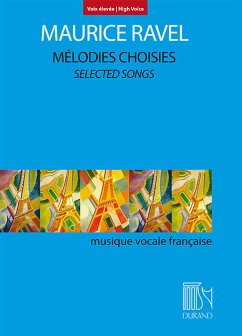 Cover Maurice Ravel, Mélodies Choisies - Selected Songs High Voice and Piano Buch