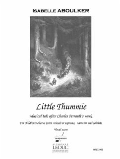 Cover ABOULKER/PERRAULT LITTLE THUMMIE (VERS.EN ANGL.) CHOEUR D'ENF.OU SOPR.RECIT.ET SOLI/CHANT ET PIANO