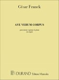 Ave verum corpus pour mezzo-soprano et piano (orgue)