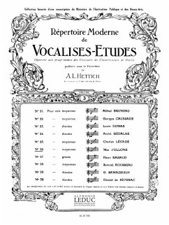 Cover OLLONE D' VOCALISE ETUDE N026 VOIX MOYENNES
