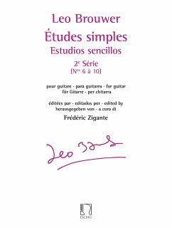 Cover Etudes simples vol.2 (nos.6-10) pour guitare estudios sencillos