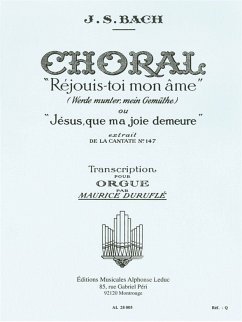 Cover Jésus que ma joie demeure pour orgue