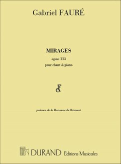 Mirages op.113 pour chant et piano