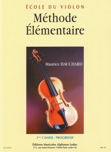 Méthode élémentaire vol.2 pour violon