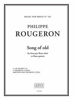 Cover ROUGERON/KING SONG OF OLD BRASS QUARTET/SCORE/PARTS (PTION/PTIES) MFB181