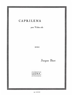 Cover Caprilena pour violon solo