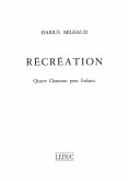 MILHAUD RECREATION VOIX D'ENFANT ET PIANO