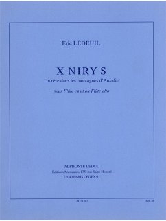Cover X Niry S un reve dans les montagnes d'Arcadie pour flute en ut ou flute alto