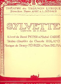 Sylvette réduction chant et piano