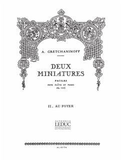 2 miniatures op.145,2 pour flűte et piano