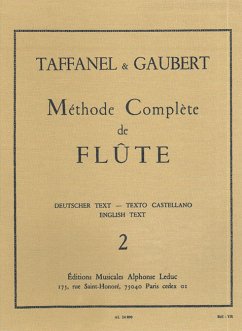 Cover Methode complete de flute vol.2 cartonnee (fr/dt/en/sp)