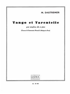 Cover Tango et tarantelle pour saxophone alto et piano