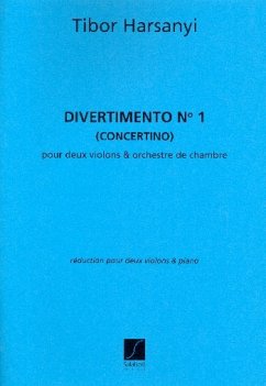 Divertimento no.1 for 2 Violins and Chamber Orchestra for 2 violins and piano score and parts