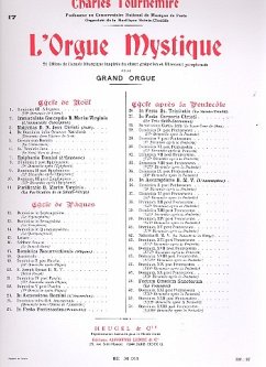 Cover L'orgue mystique vol.17 paques