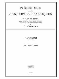 Cover PAGANINI/CATHERINE PREMIER SOLO EXTRAIT CONCERTO N01 VIOLON ET PIANO